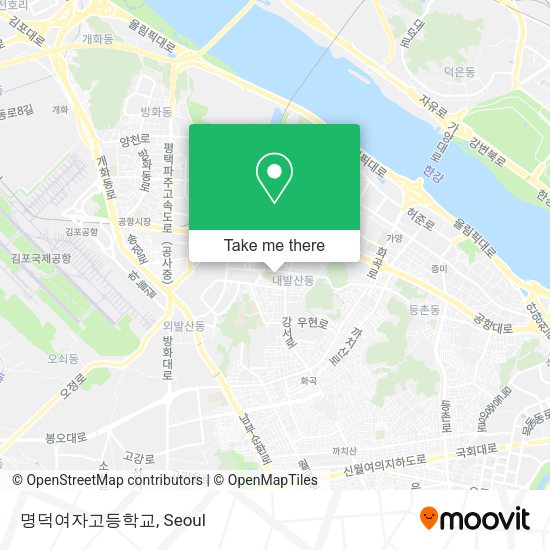 명덕여자고등학교 map
