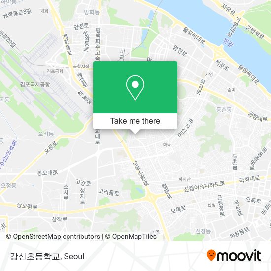 강신초등학교 map