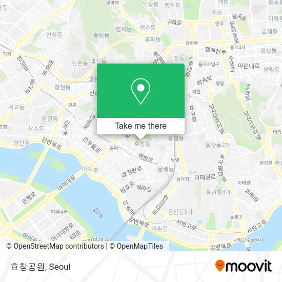 효창공원 map