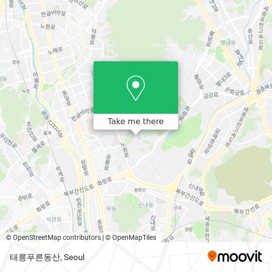 태릉푸른동산 map