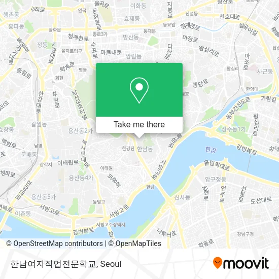 한남여자직업전문학교 map