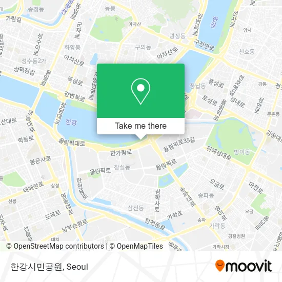 한강시민공원 map