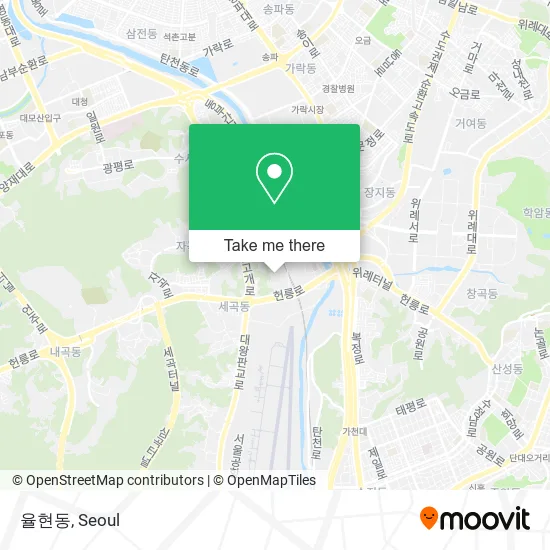 율현동 map