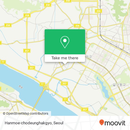 Hanmoe-chodeunghakgyo map