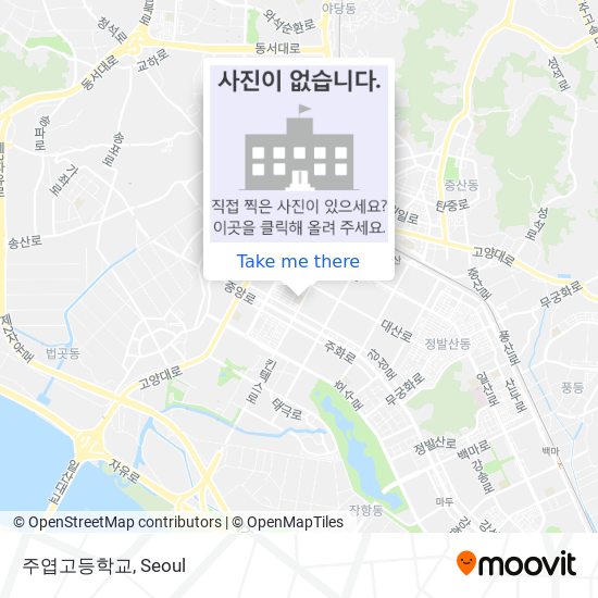 주엽고등학교 map