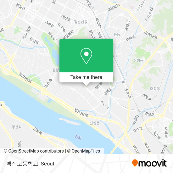 백신고등학교 map