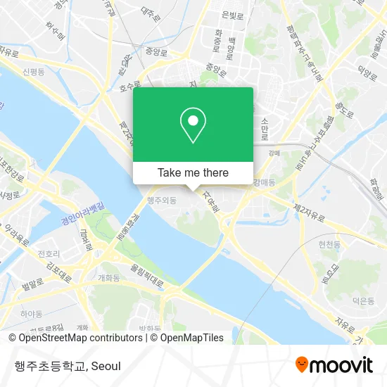 행주초등학교 map