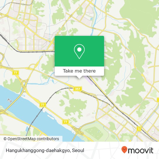 Hangukhanggong-daehakgyo map