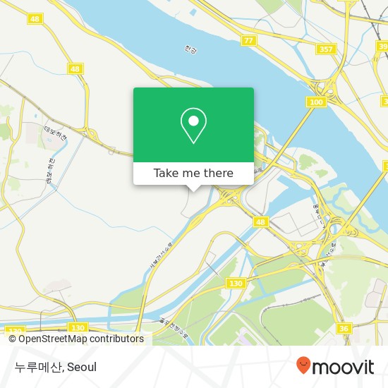 누루메산 map