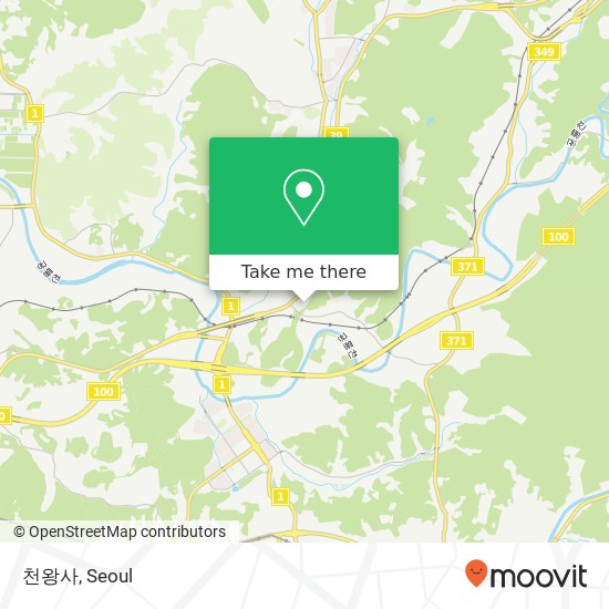 천왕사 map