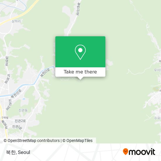 북한 map