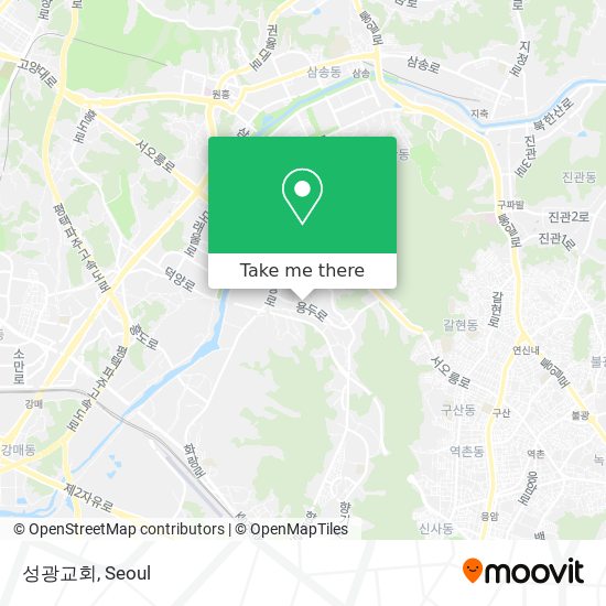 성광교회 map