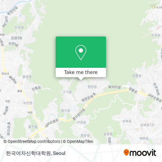 한국여자신학대학원 map