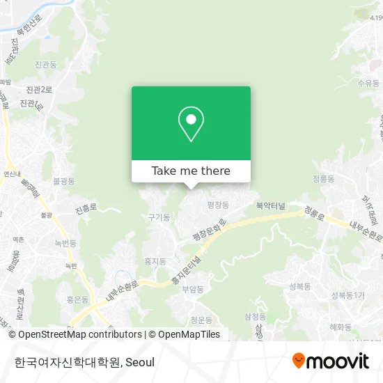 한국여자신학대학원 map