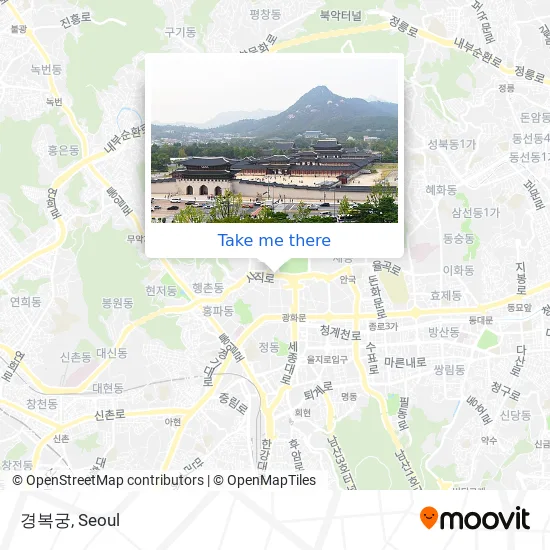 경복궁 map