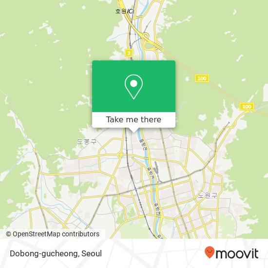 Dobong-gucheong map