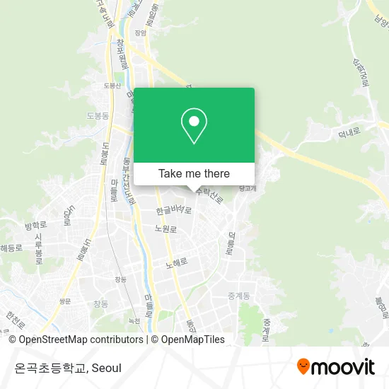 온곡초등학교 map