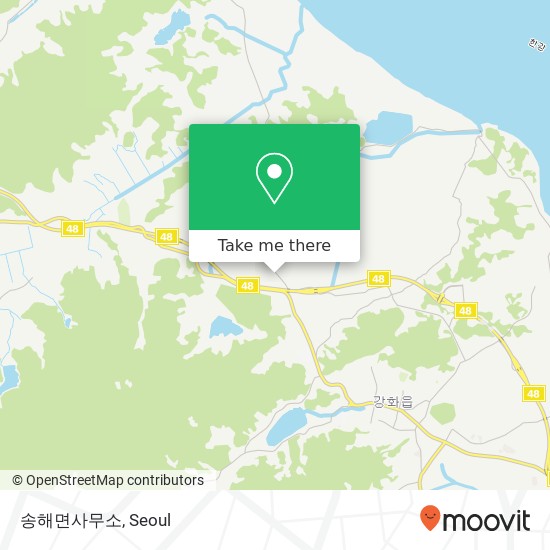 송해면사무소 map