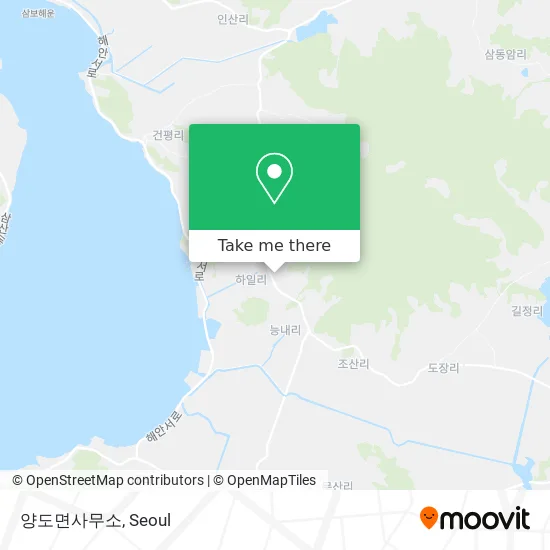 How to Get to 양도면사무소 in 강화군, 인천시 by Bus?