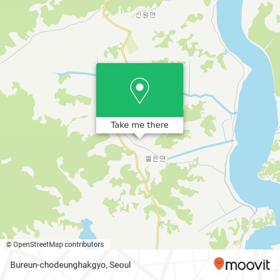 Bureun-chodeunghakgyo map