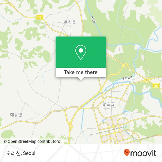 오리산 map