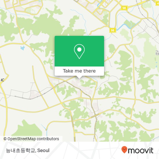 능내초등학교 map