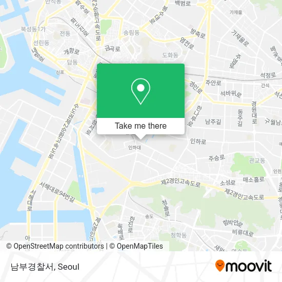 남부경찰서 map