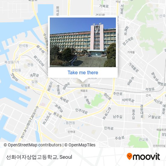 선화여자상업고등학교 map