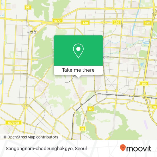 Sangongnam-chodeunghakgyo map
