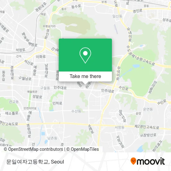 문일여자고등학교 map