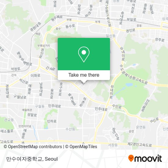 만수여자중학교 map