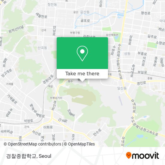 경찰종합학교 map