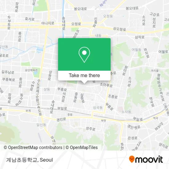 계남초등학교 map