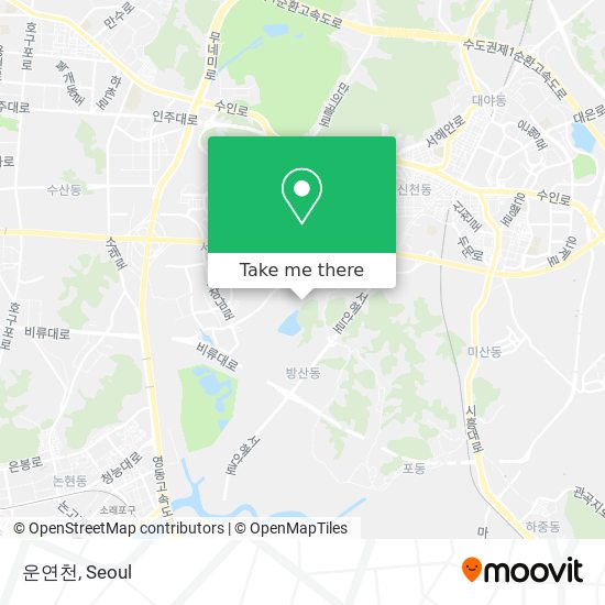 운연천 map