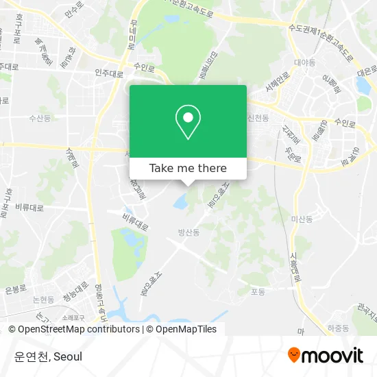 운연천 map