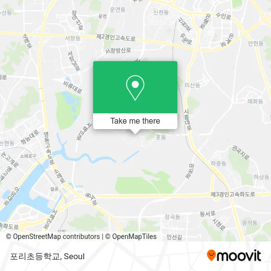 포리초등학교 map
