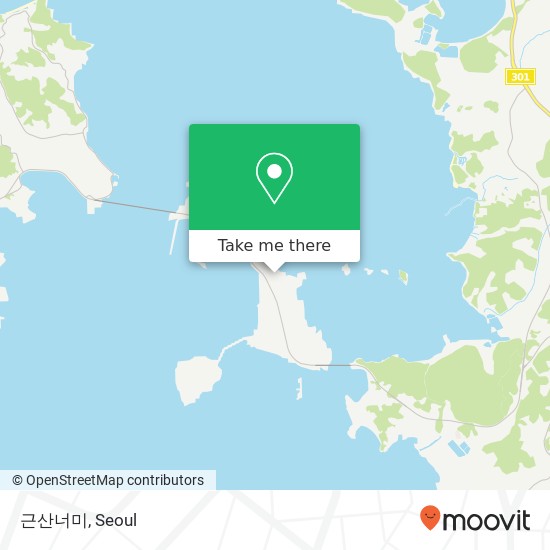 근산너미 map