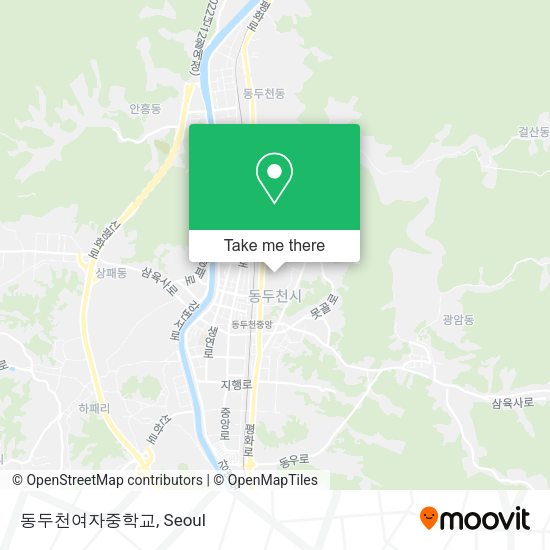 동두천여자중학교 map