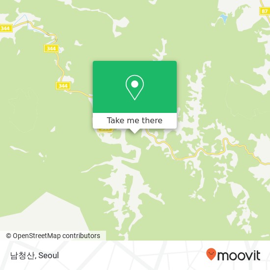 남청산 map