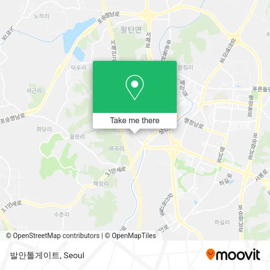 발안톨게이트 map