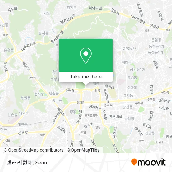 갤러리현대 map