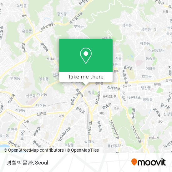 경찰박물관 map