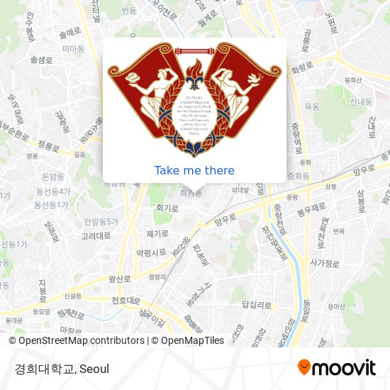 경희대학교 map