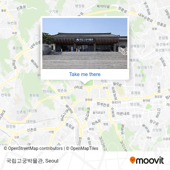 국립고궁박물관 map