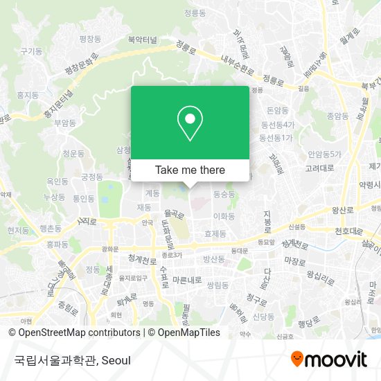국립서울과학관 map