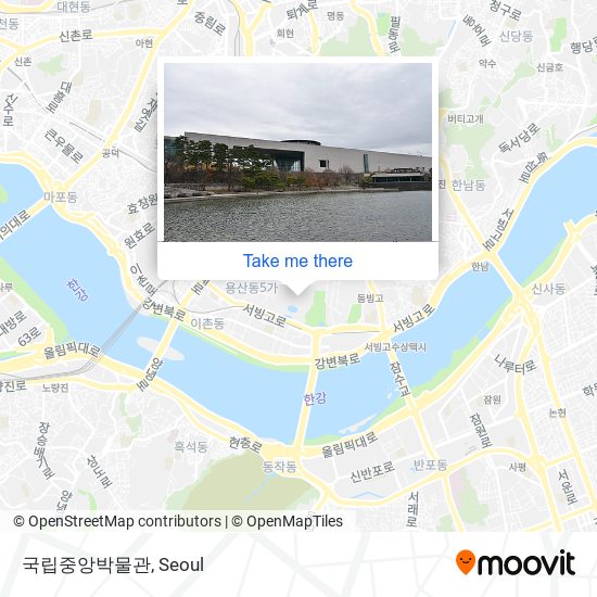 How To Get To 국립중앙박물관 In 용산구, 서울시 By Subway Or Bus?