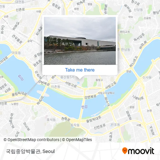 국립중앙박물관 map