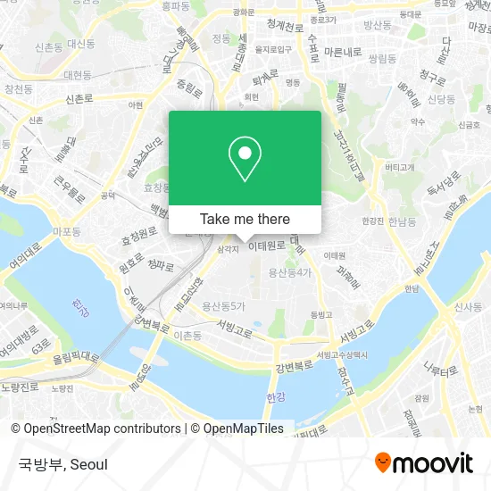 국방부 map