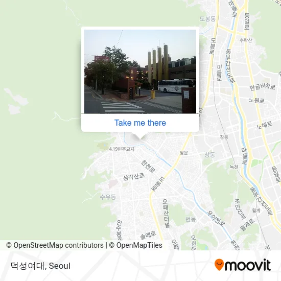 덕성여대 map