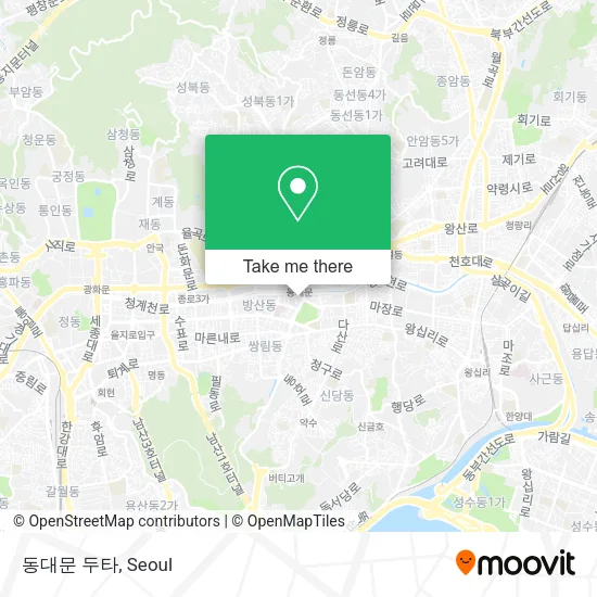 동대문 두타 map